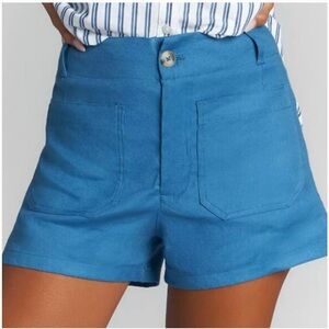 Anthropologie Maeve The Colette Shorts Linen Edition